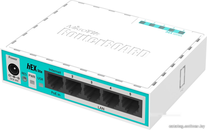 Маршрутизатор MikroTik Hex Lite (RB750r2)