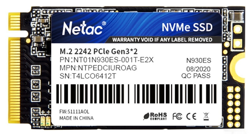 SSD Netac N930ES 1ТB NT01N930ES-001T-E2X