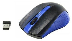 Мышь Oklick 485MW Black-Blue USB - фото