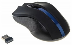 Мышь Oklick 615MW Black-Blue USB - фото