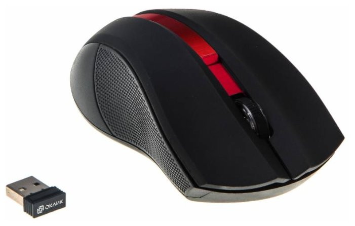 Мышь Oklick 615MW Black-Red USB