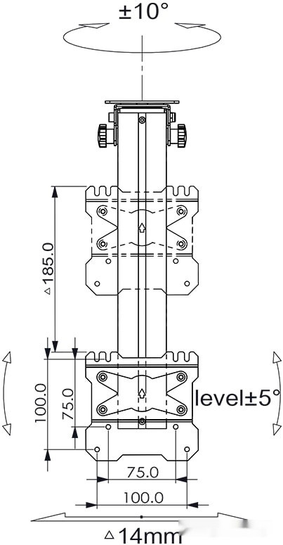 Кронштейн Onkron CR1S