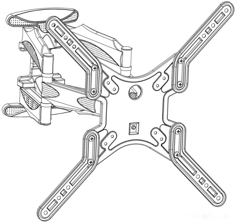 Кронштейн Onkron M5 (белый)