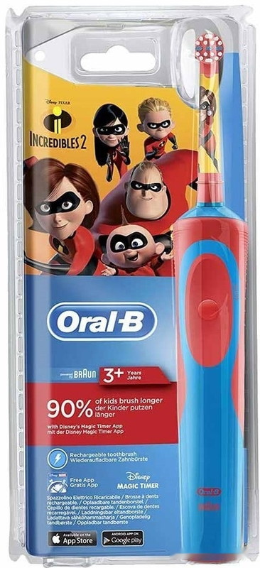 Электрическая зубная щетка Oral-B Stages Power Incredibles 2 (D12.513.K)