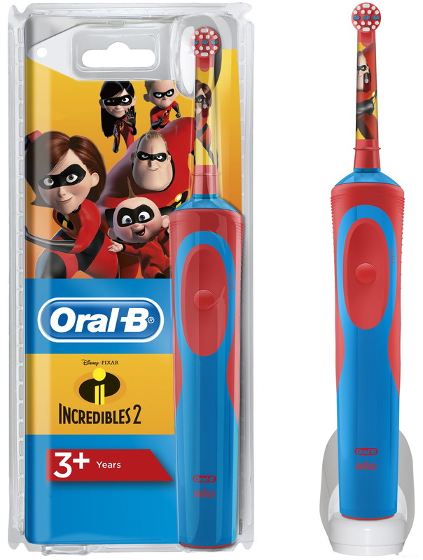 Электрическая зубная щетка Oral-B Stages Power Incredibles 2 (D12.513.K)