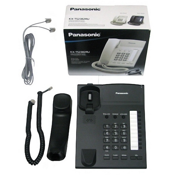 Проводной телефон Panasonic KX-TS2382 B