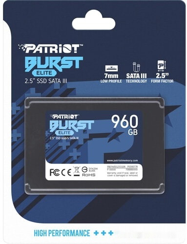 SSD Patriot Burst Elite 960GB PBE960GS25SSDR