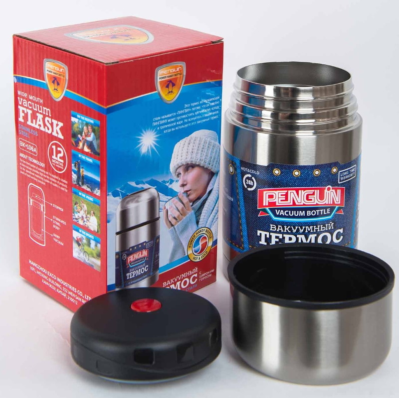 Термос для еды Penguin BK-106A 0.75л (нержавеющая сталь)