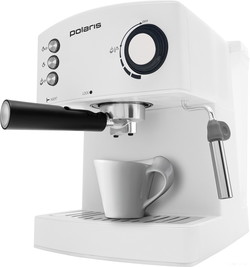 Рожковая помповая кофеварка Polaris PCM 1527E Adore Crema (белый) - фото2