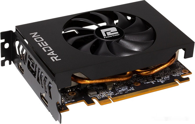 Видеокарта PowerColor Radeon RX 6500 XT ITX 4GB GDDR6 AXRX 6500 XT 4GBD6-DH