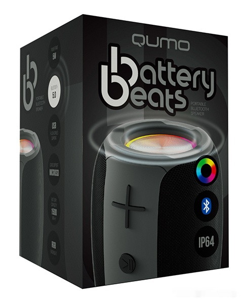 Беспроводная колонка Qumo BatteryBeats (черный)