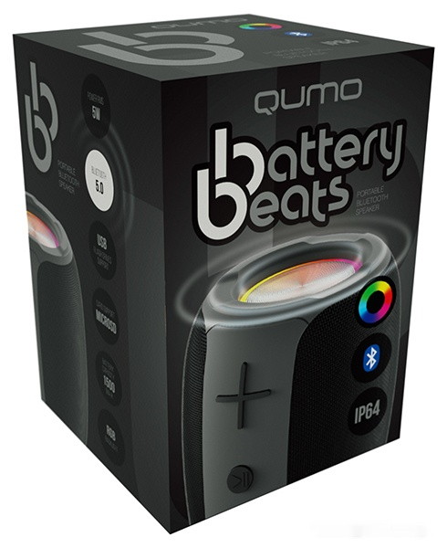 Беспроводная колонка Qumo BatteryBeats (черный)