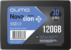 SSD Qumo Novation 3D TLC 120GB Q3DT-120GSCY - фото