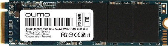 SSD Qumo Novation M2 NVMe 1TB Q3DT-1TSY-NM2