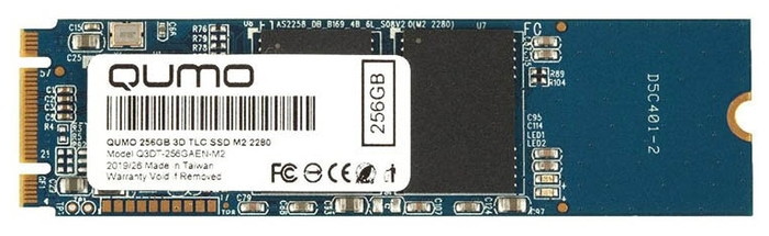 SSD Qumo Novation TLC 3D 256GB Q3DT-256GAEN-M2