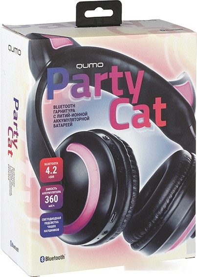 Наушники Qumo Party Cat ВТ0024