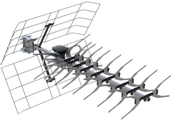 ТВ-антенна РЭМО Bas X1142 Short-5V