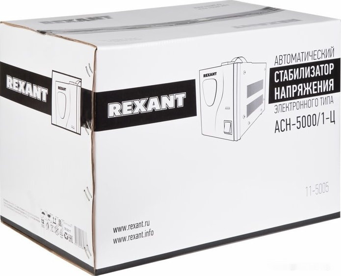 Стабилизатор напряжения Rexant AСН-5 000/1-Ц