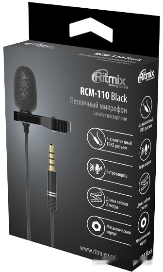 Микрофон Ritmix RCM-110