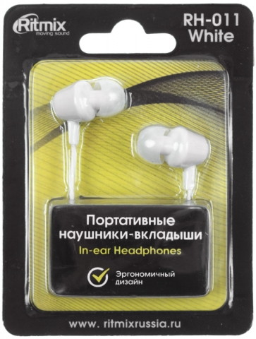 Наушники Ritmix RH-011 (White)