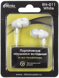 Наушники Ritmix RH-011 (White) - фото2