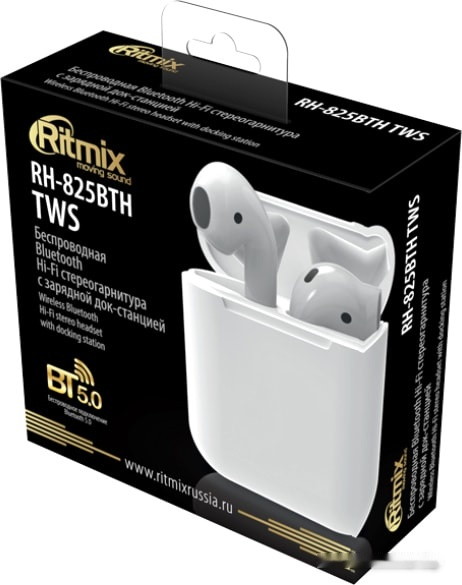 Наушники Ritmix RH-825BTH TWS (белый)