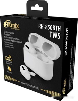 Наушники Ritmix RH-850BTH TWS (белый) - фото2