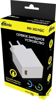 Сетевое зарядное Ritmix RM-3031QC - фото2