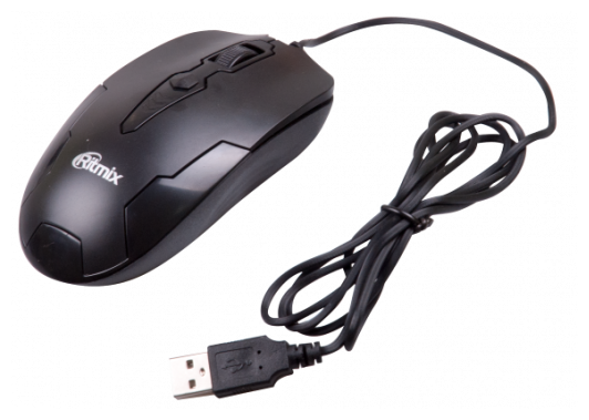 Мышь Ritmix ROM-210 Black USB