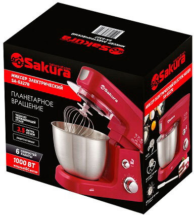 Миксер Sakura SA-6327R (Red)