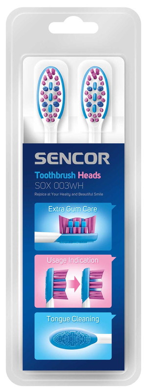 Насадка для электрической зубной щетки Sencor Sox 003WH