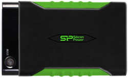 Внешний жёсткий диск Silicon Power Armor A15 2TB (Green) - фото