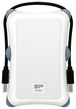 Внешний жёсткий диск Silicon Power Armor A30 1TB White - фото