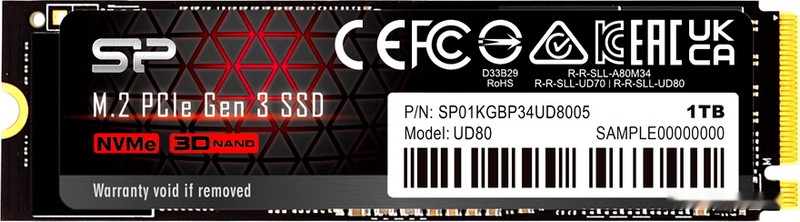 SSD Silicon Power UD80 1TB SP01KGBP34UD8005