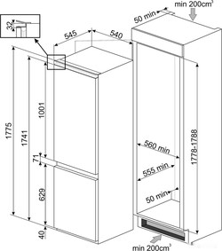 Холодильник Smeg C8175TNE - фото2