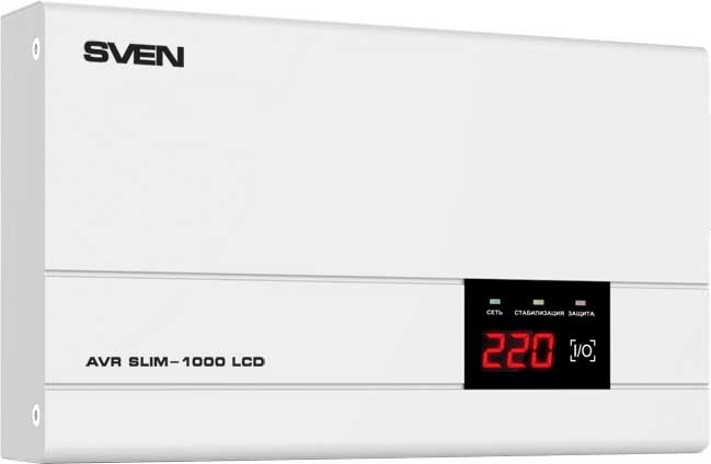 Стабилизатор Sven AVR SLIM-1000 LCD