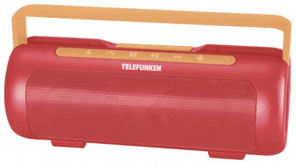 Портативная акустика Telefunken TF-PS1231B (Coral-Red)