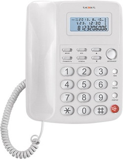 Проводной телефон TeXet TX-250 (White) - фото2