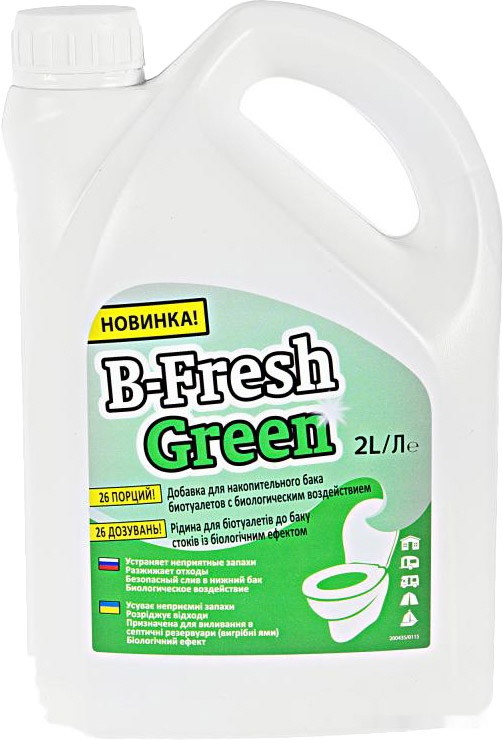 Жидкость для биотуалетов Thetford B-Fresh Green 2 л