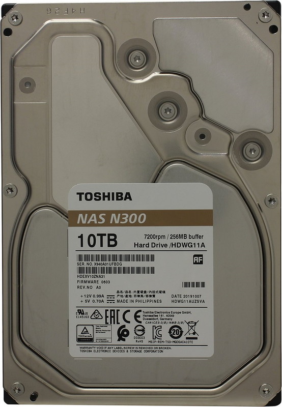 Жесткий диск Toshiba HDWG11AUZSVA