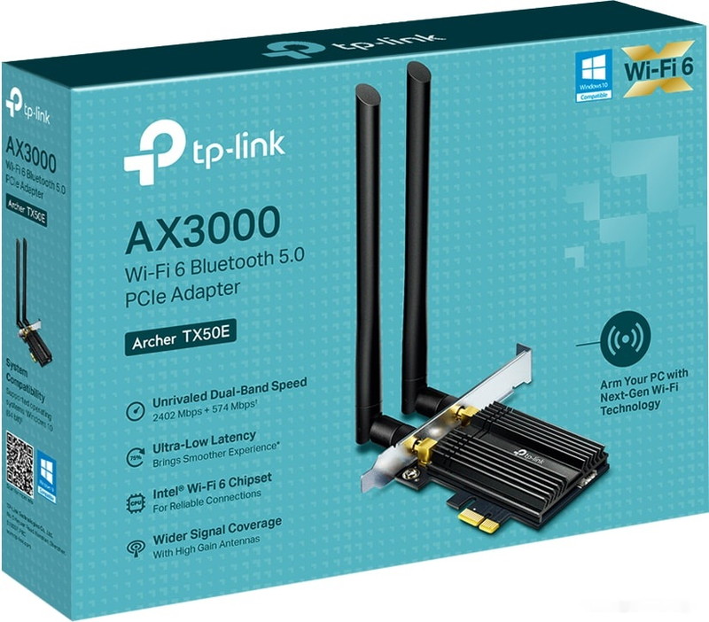 Wi-Fi/Bluetooth адаптер TP-Link Archer TX50E