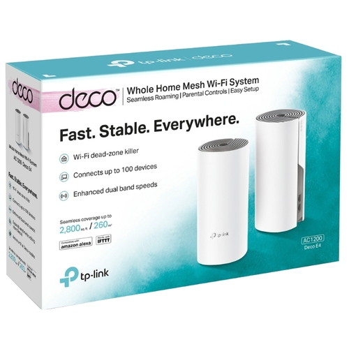 Wi-Fi система TP-Link Deco E4 (2-pack)