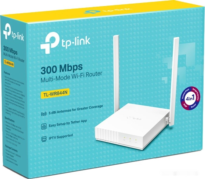 Wi-Fi роутер TP-Link TL-WR844N