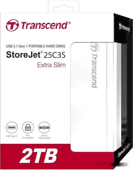 Внешний накопитель Transcend StoreJet 25C3S TS2TSJ25C3S 2TB