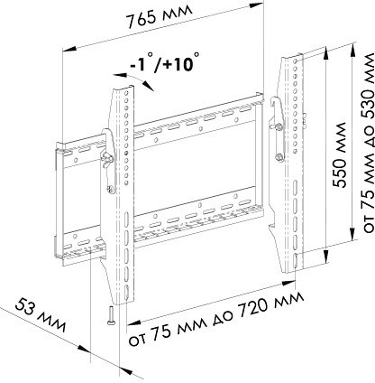 Кронштейн Trone LPS 32-50