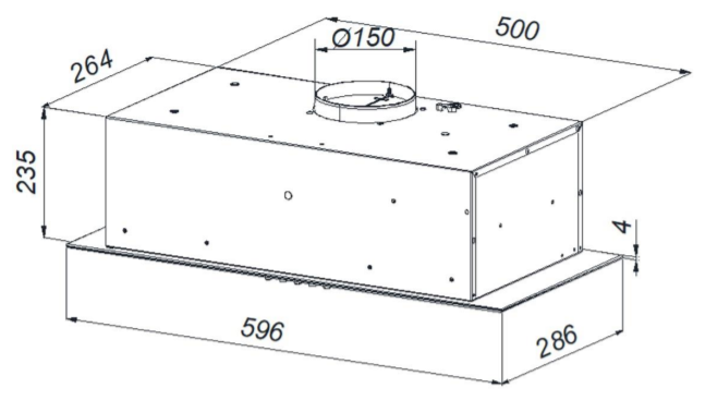 Вытяжка Weissgauff Aura 900 WH