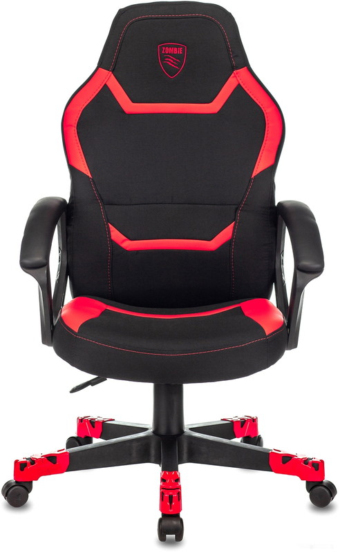 Кресло Zombie 10 (черный/красный)
