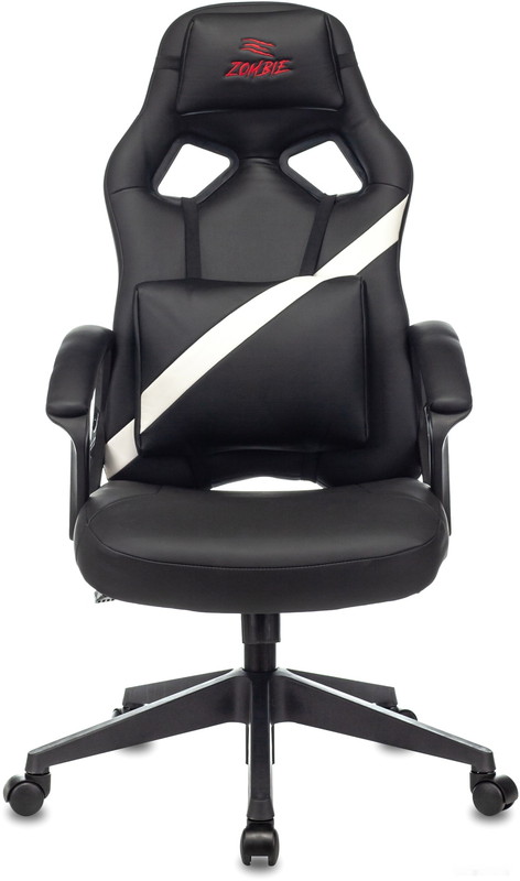 Кресло Zombie Driver (черный/белый)