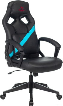 Кресло Zombie Driver (черный/голубой) - фото