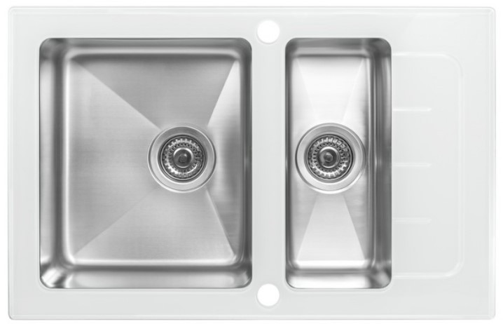 Кухонная мойка Zorg GS 7850-2 (белый)